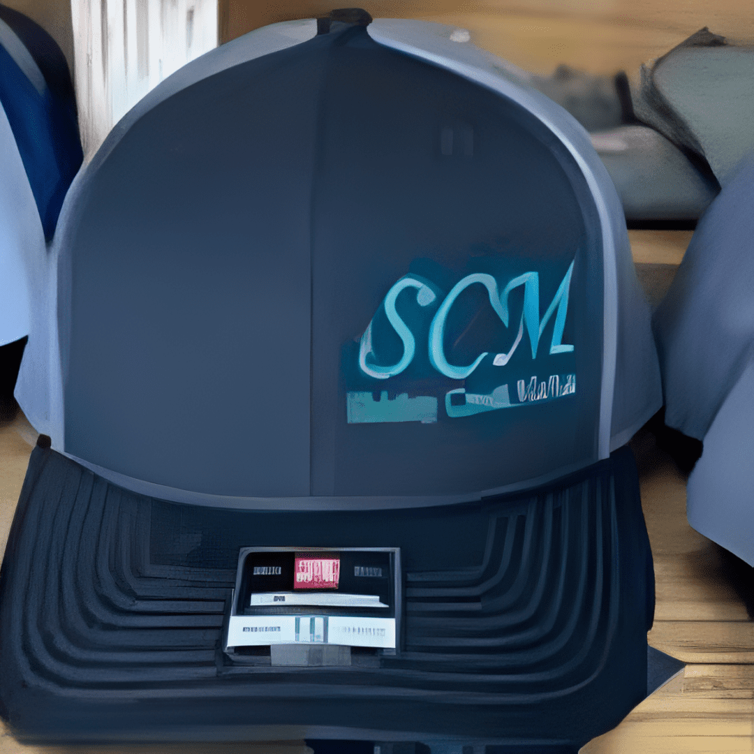Baseball cap with logo design